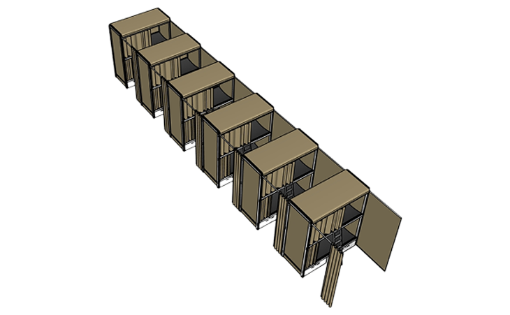Of kies voor extra persoonlijke ruimte met de Cube opstelling