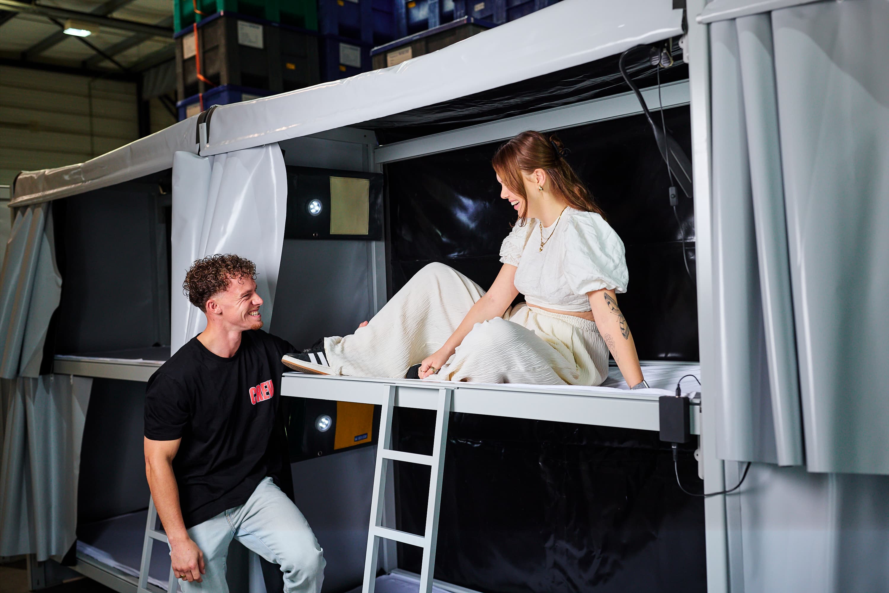 de Bed-Stay Cube slaapplek